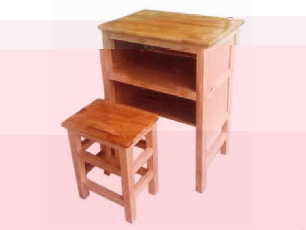 YX-A10067-實木課桌凳