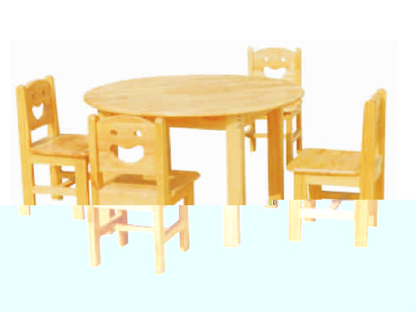 YX-A10050-實木幼兒桌椅