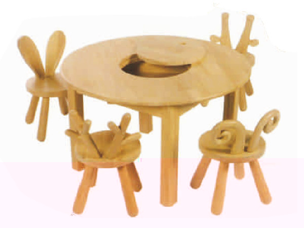 YX-A10063-實木幼兒課桌椅