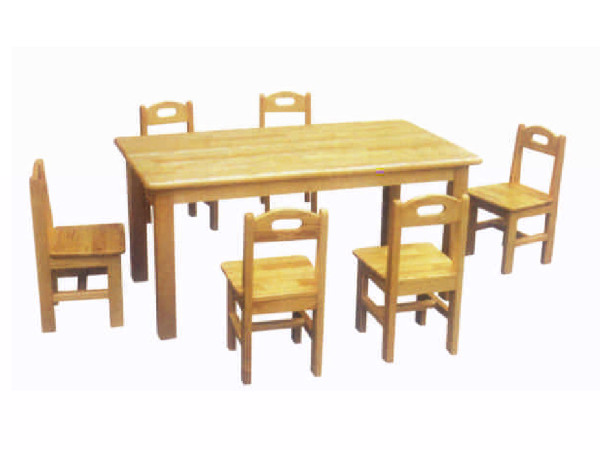 YX-A10052-實木幼兒桌椅